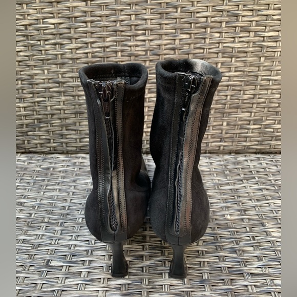 Alberto Zago Suede Leather Trim Ankle Boots, Size 36, Made in Italy, NEW - Picture 5 of 8